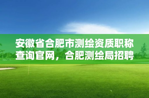 安徽省合肥市測繪資質職稱查詢官網，合肥測繪局招聘信息