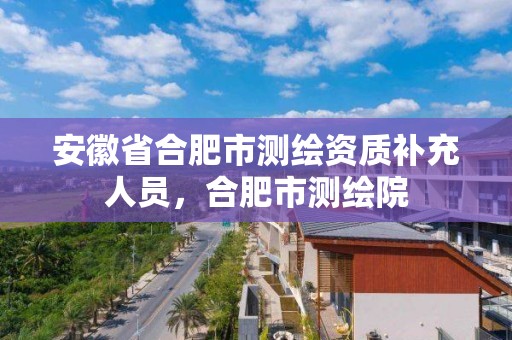 安徽省合肥市測繪資質補充人員，合肥市測繪院