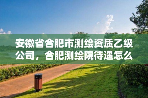 安徽省合肥市測繪資質(zhì)乙級公司，合肥測繪院待遇怎么樣