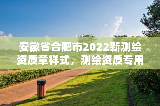 安徽省合肥市2022新測繪資質章樣式，測繪資質專用章樣式