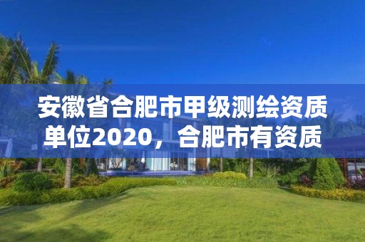 安徽省合肥市甲級測繪資質單位2020，合肥市有資質的測繪公司