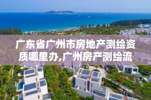 廣東省廣州市房地產測繪資質哪里辦,廣州房產測繪流程。