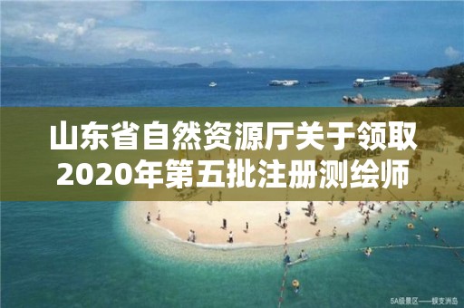 山東省自然資源廳關(guān)于領(lǐng)取2020年第五批注冊(cè)測(cè)繪師證章的公告