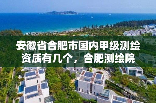 安徽省合肥市國內甲級測繪資質有幾個，合肥測繪院