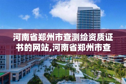 河南省鄭州市查測繪資質證書的網站,河南省鄭州市查測繪資質證書的網站有哪些。