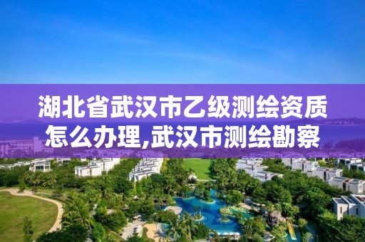 湖北省武漢市乙級測繪資質怎么辦理,武漢市測繪勘察設計甲級資質公司。