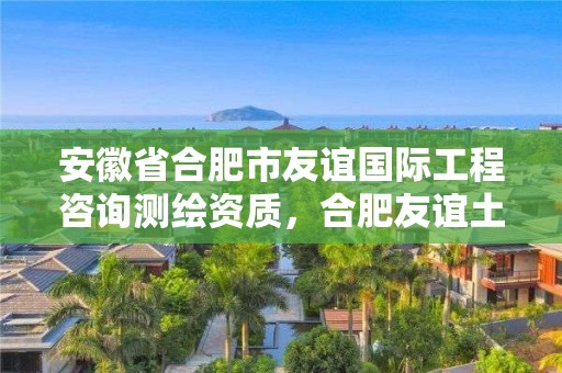 安徽省合肥市友誼國際工程咨詢測繪資質(zhì)，合肥友誼土石方工程有限公司