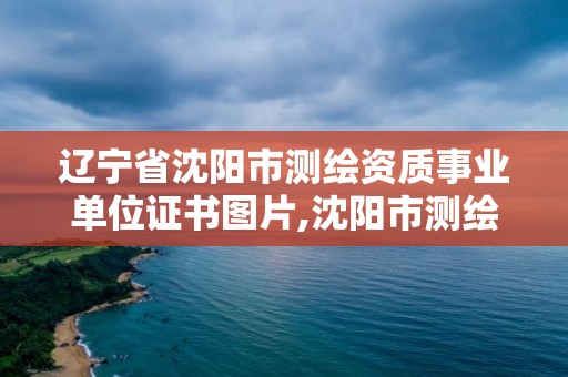 遼寧省沈陽市測繪資質事業單位證書圖片,沈陽市測繪勘察研究院。