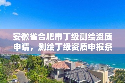 安徽省合肥市丁級測繪資質申請，測繪丁級資質申報條件