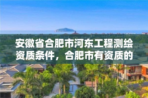 安徽省合肥市河東工程測繪資質條件，合肥市有資質的測繪公司