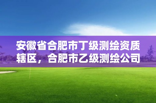 安徽省合肥市丁級測繪資質轄區(qū)，合肥市乙級測繪公司