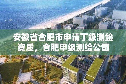 安徽省合肥市申請丁級測繪資質，合肥甲級測繪公司