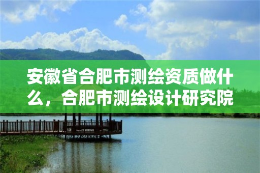 安徽省合肥市測繪資質做什么，合肥市測繪設計研究院屬于企業嗎?