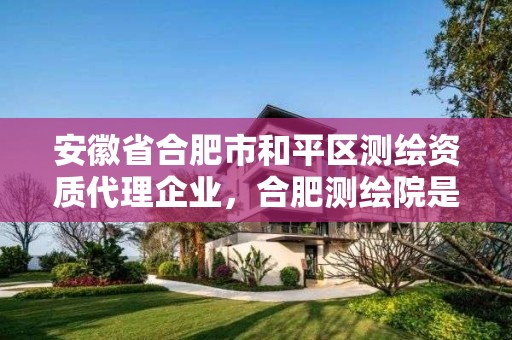 安徽省合肥市和平區(qū)測繪資質(zhì)代理企業(yè)，合肥測繪院是什么單位