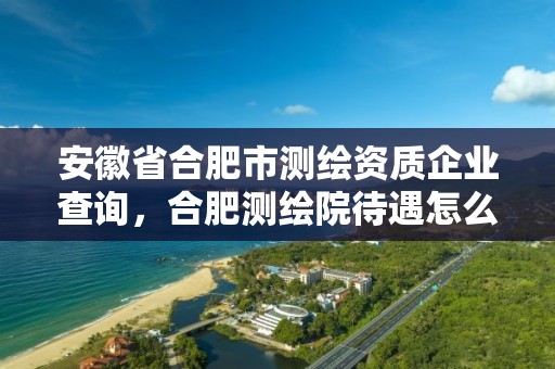 安徽省合肥市測繪資質(zhì)企業(yè)查詢，合肥測繪院待遇怎么樣