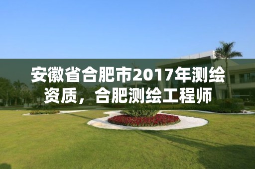 安徽省合肥市2017年測繪資質，合肥測繪工程師