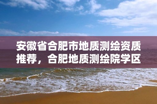 安徽省合肥市地質測繪資質推薦，合肥地質測繪院學區是哪里