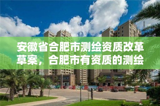 安徽省合肥市測繪資質改革草案，合肥市有資質的測繪公司