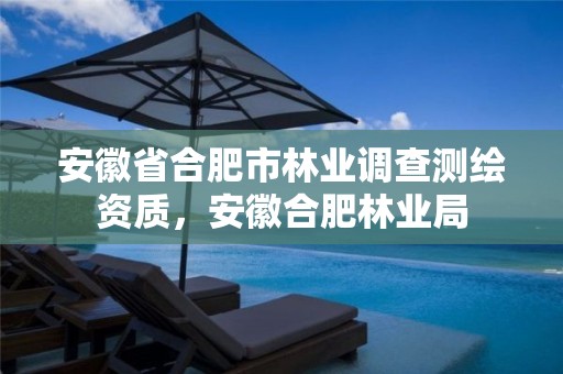 安徽省合肥市林業(yè)調(diào)查測繪資質(zhì)，安徽合肥林業(yè)局