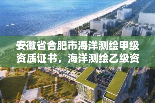 安徽省合肥市海洋測繪甲級資質證書，海洋測繪乙級資質