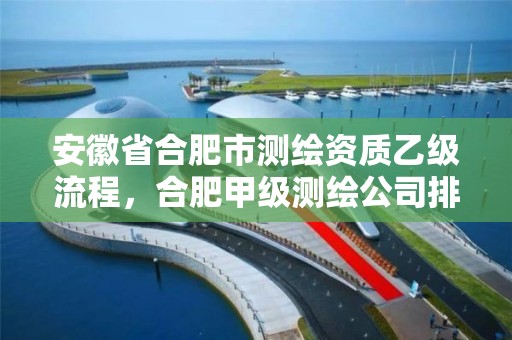 安徽省合肥市測繪資質乙級流程，合肥甲級測繪公司排行