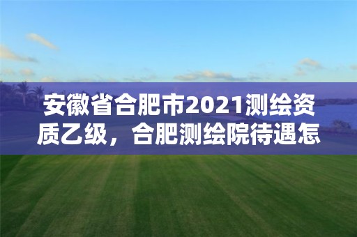 安徽省合肥市2021測繪資質乙級，合肥測繪院待遇怎么樣