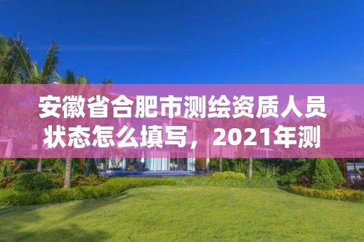 安徽省合肥市測繪資質人員狀態怎么填寫，2021年測繪資質人員要求