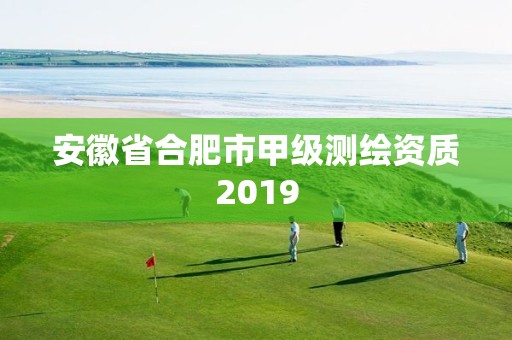 安徽省合肥市甲級測繪資質2019