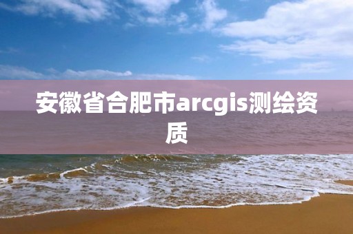 安徽省合肥市arcgis測(cè)繪資質(zhì)