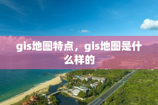 gis地圖特點，gis地圖是什么樣的