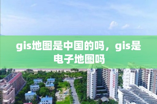 gis地圖是中國的嗎，gis是電子地圖嗎