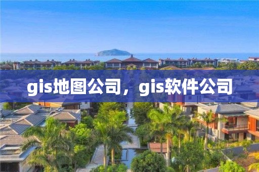 gis地圖公司，gis軟件公司