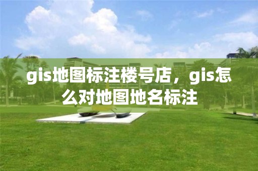 gis地圖標(biāo)注樓號(hào)店，gis怎么對(duì)地圖地名標(biāo)注