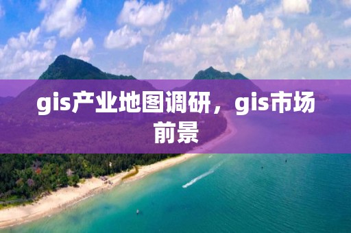 gis產業地圖調研，gis市場前景