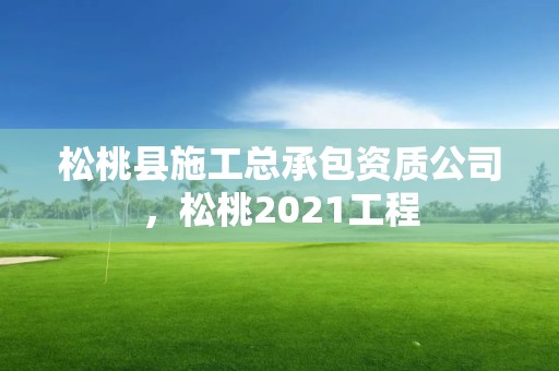 松桃縣施工總承包資質公司，松桃2021工程