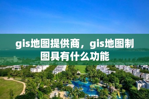 gis地圖提供商，gis地圖制圖具有什么功能