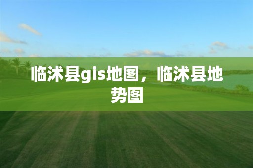 臨沭縣gis地圖，臨沭縣地勢圖