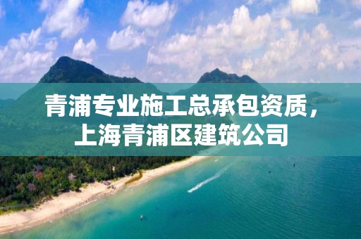 青浦專業(yè)施工總承包資質，上海青浦區(qū)建筑公司