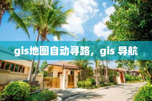 gis地圖自動尋路，gis 導航