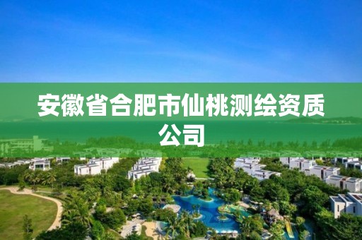 安徽省合肥市仙桃測繪資質公司