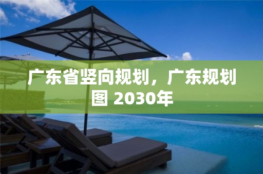 廣東省豎向規劃，廣東規劃圖 2030年