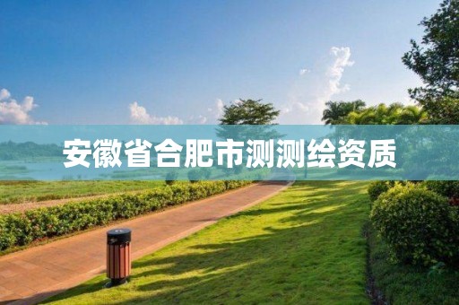 安徽省合肥市測測繪資質