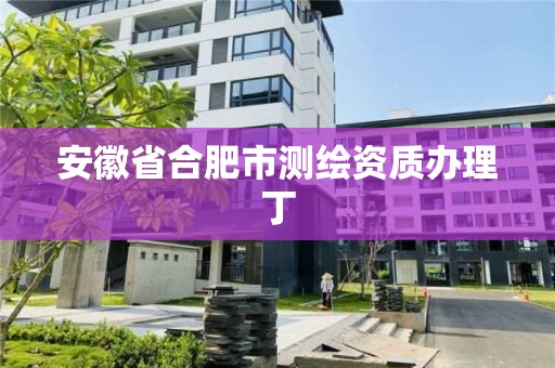 安徽省合肥市測繪資質辦理丁