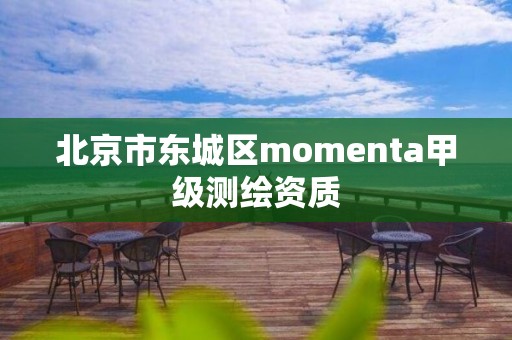 北京市東城區momenta甲級測繪資質