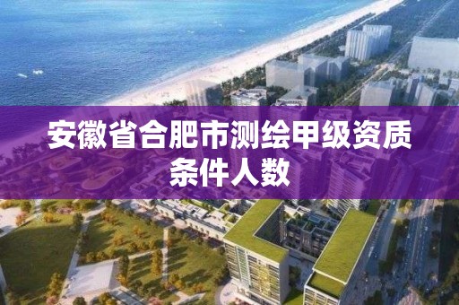 安徽省合肥市測繪甲級資質條件人數