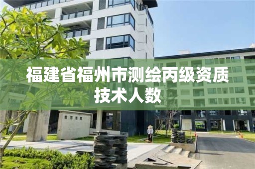 福建省福州市測繪丙級資質技術人數