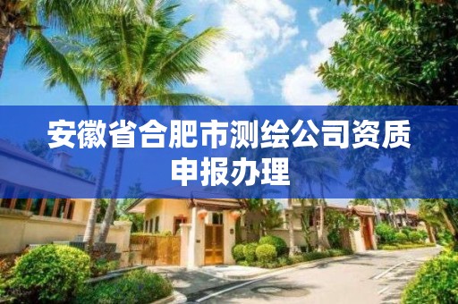 安徽省合肥市測繪公司資質申報辦理