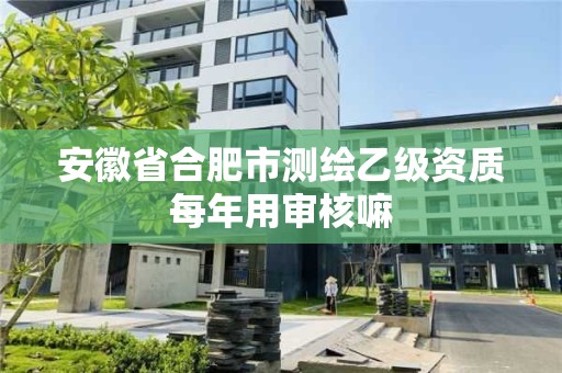 安徽省合肥市測繪乙級資質每年用審核嘛