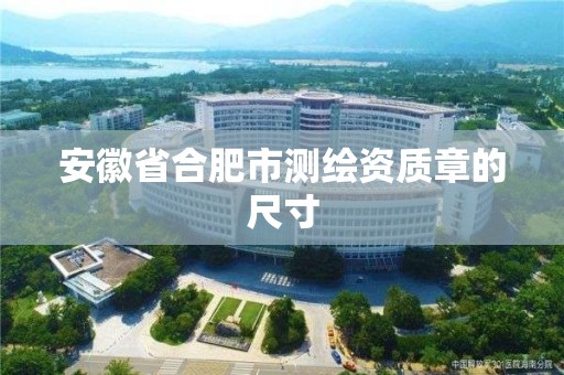 安徽省合肥市測繪資質(zhì)章的尺寸