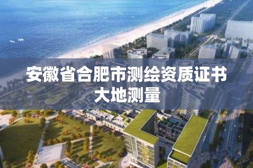 安徽省合肥市測繪資質證書大地測量